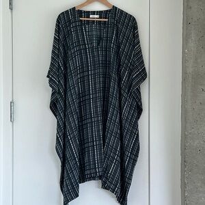 Vince Monochrome Plaid Garment